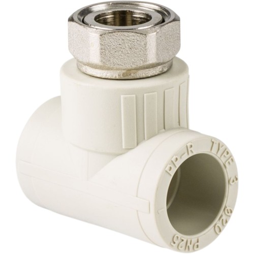 Тройник PP-R с накидной гайкой Дн 20-1/2" Pro Aqua в Казани