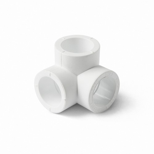 Угольник PP-R тройной серый Дн 25 Wavin Ekoplastik в Казани