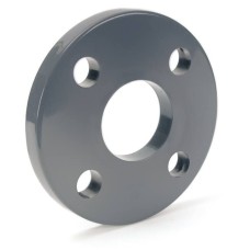 Фланец ПВХ клеевой Дн 63 Ру-16 серый напорный Aquaviva