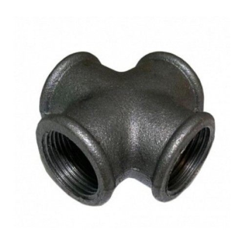 Крестовина чугунная ВР (ВН) 15 мм 1/2" ГОСТ 8951-75