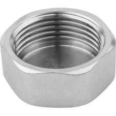 Заглушка нержавеющая шестигранная торцевая ВР (ВН) Ру 16 AISI 304 80 мм 3"