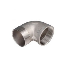 Отвод нержавеющий резьбовой НР-ВР Ру 16 AISI 316 15 мм 1/2"