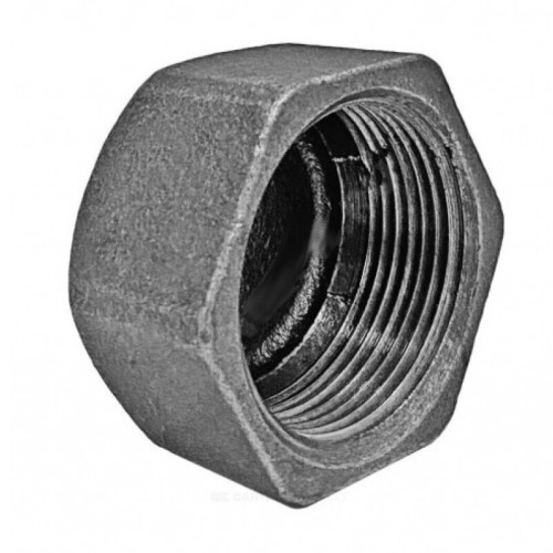 Заглушка чугунная торцевая оцинкованная ВР (ВН) 40 мм 1 1/2" ГОСТ 8963-75