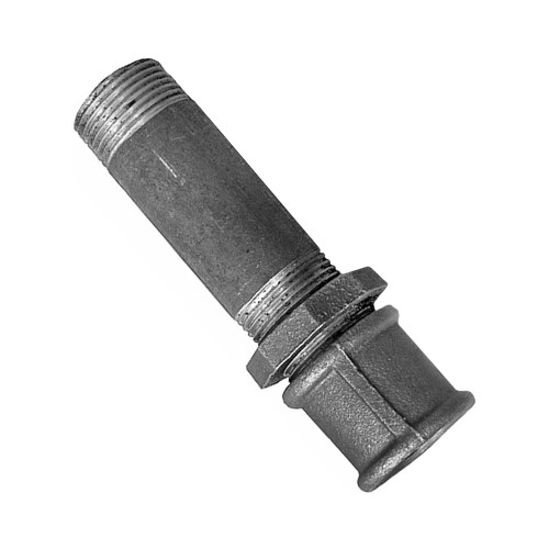 Сгон в сборе со стальной муфтой и контргайкой Ду 40 (1 1/2") в Казани