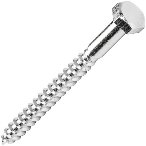 Саморез стальной оцинкованный с шестигранной головкой М8х70 DIN 571 (упак 100 шт) в Казани