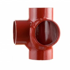 Крестовина двухплоскостная чугунная SML Ду 150-100-100 88гр безраструбная Китай