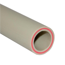 Труба полипропиленовая PP-R напорная белая армированная стекловолокном Ру 25 SDR 6 VALFEX 20х3,4 мм