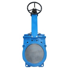 Задвижка шиберная двусторонняя с невыдвижным штоком Ду-600 Ру-5 с редуктором под электропривод ISO2 F14 (Т<110°С) Benarmo