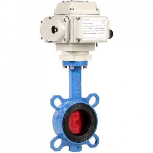 Затвор с чугунным диском и электроприводом межфланцевый 1,6 МПа EPDM Benarmo 65 мм в Казани