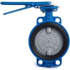 Затвор ручной с чугунным диском и рукояткой межфланцевый 1,6 МПа EPDM Genebre 2103 GG20 Genebre 125 мм