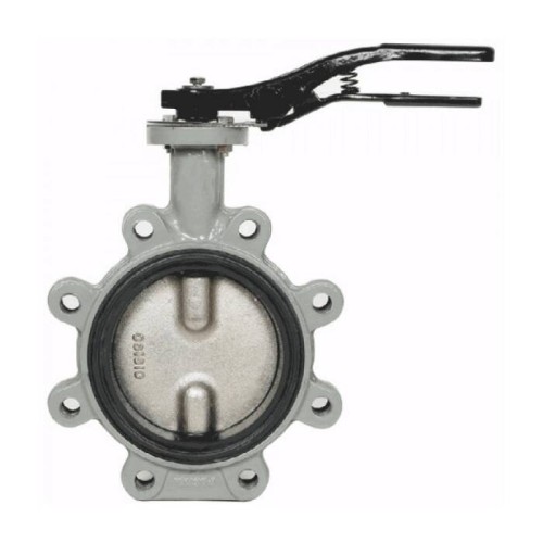 Затвор ручной с чугунным диском и рукояткой межфланцевый 1,6 МПа EPDM R59FL Giacomini 200 мм в Казани