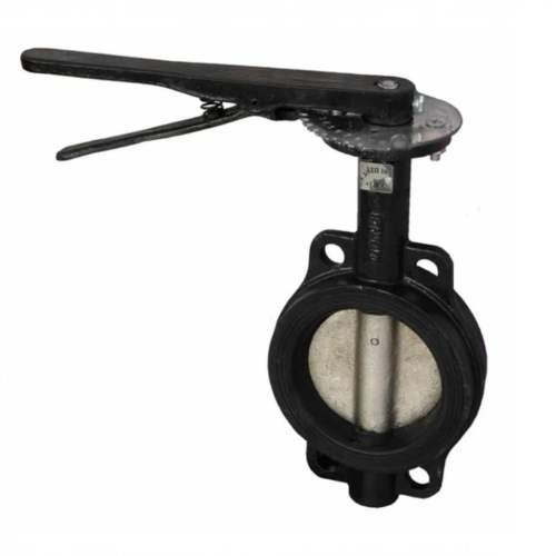 Затвор ручной с чугунным диском и рукояткой межфланцевый 1,6 МПа EPDM ЗДМ 03 Ридан 80 мм в Казани