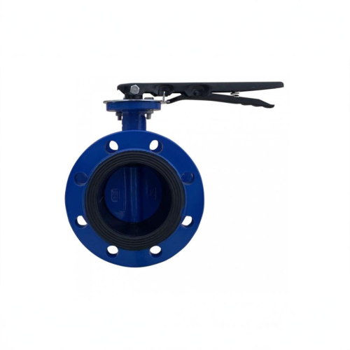 Затвор ручной с чугунным диском и рукояткой межфланцевый 2,5 МПа EPDM ЗПCС GG25 АДЛ 80 мм в Казани