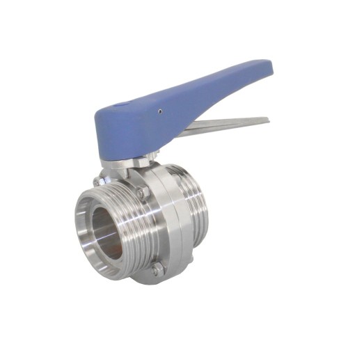 Затвор ручной с нержавеющий диском и рукояткой межфланцевый и внутренней резьбой 0,8 МПа EPDM NK-DZm NK 40х75 мм в Казани