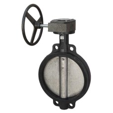 Затвор с чугунным диском и редуктором межфланцевый 1,6 МПа EPDM VPI4448 GGG50 Tecofi 80 мм